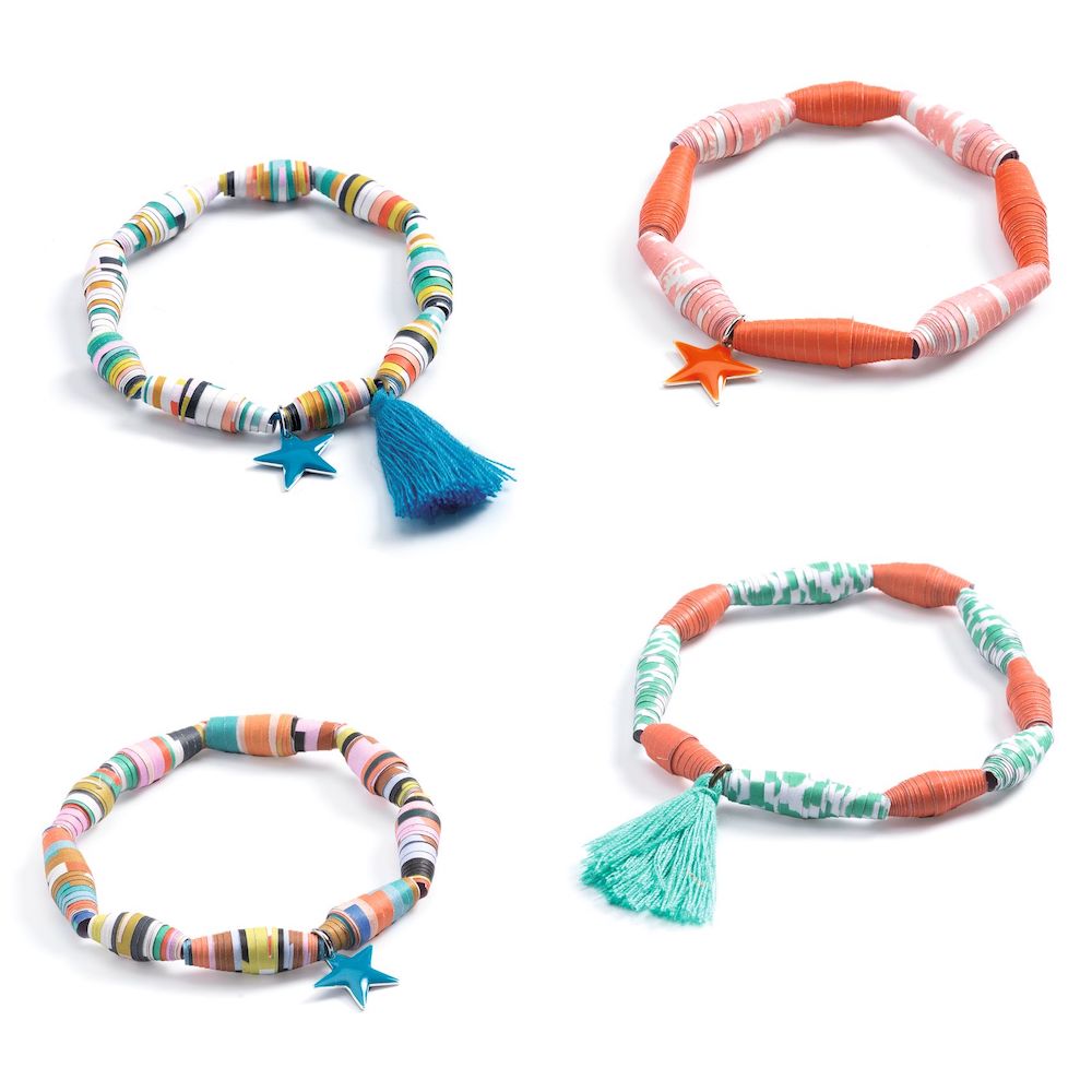 Djeco Do It Yourself - Pop & Colourful Paper Beads