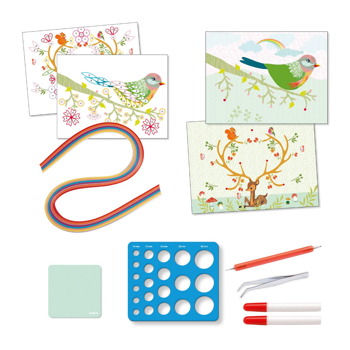 djeco quilling spiral seasons