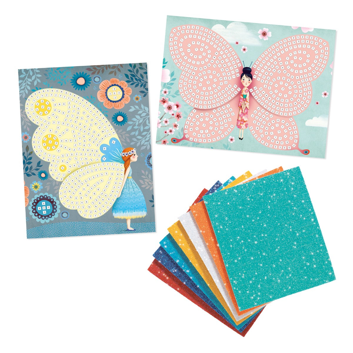 Djeco mosaics butterflies