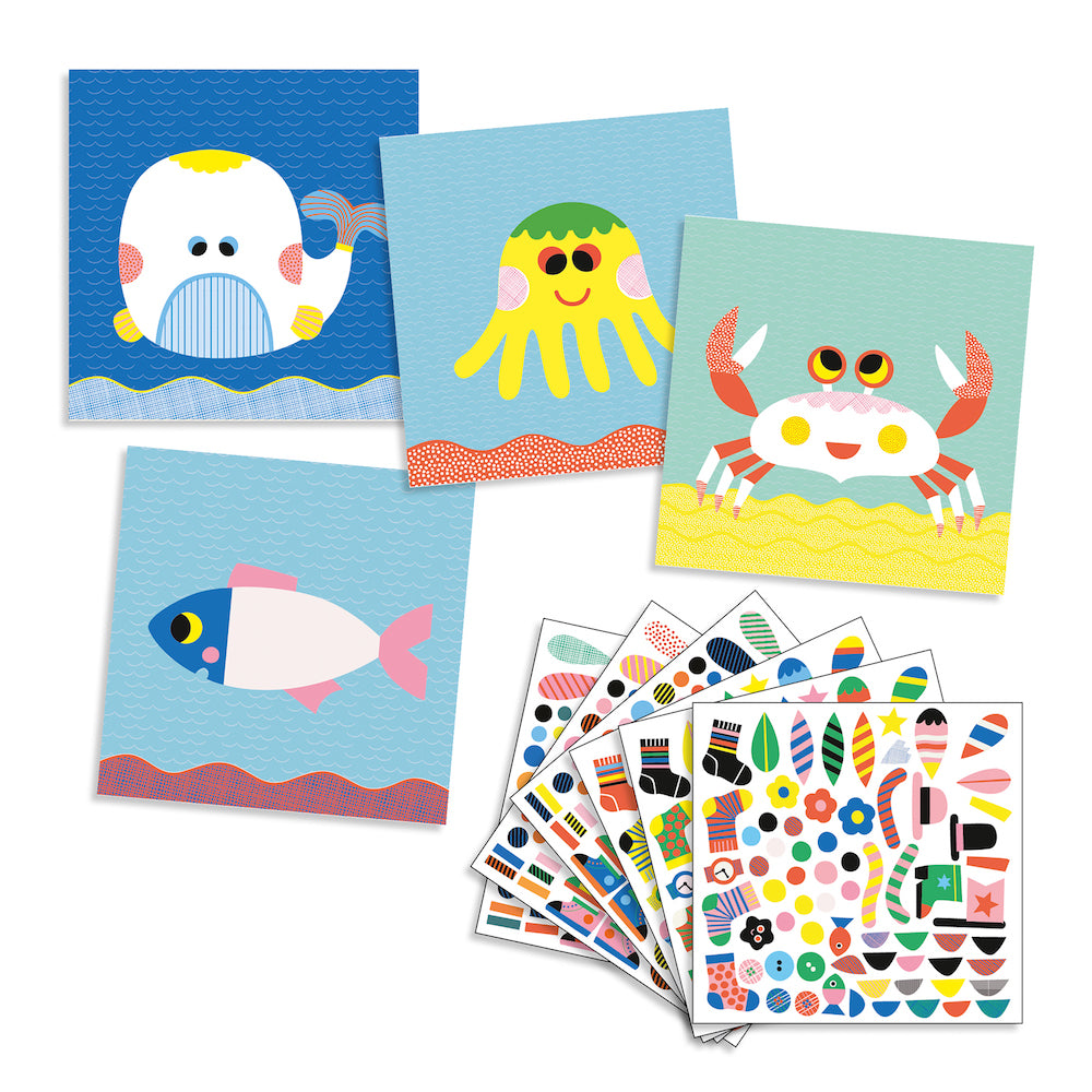 Djeco create with stickers