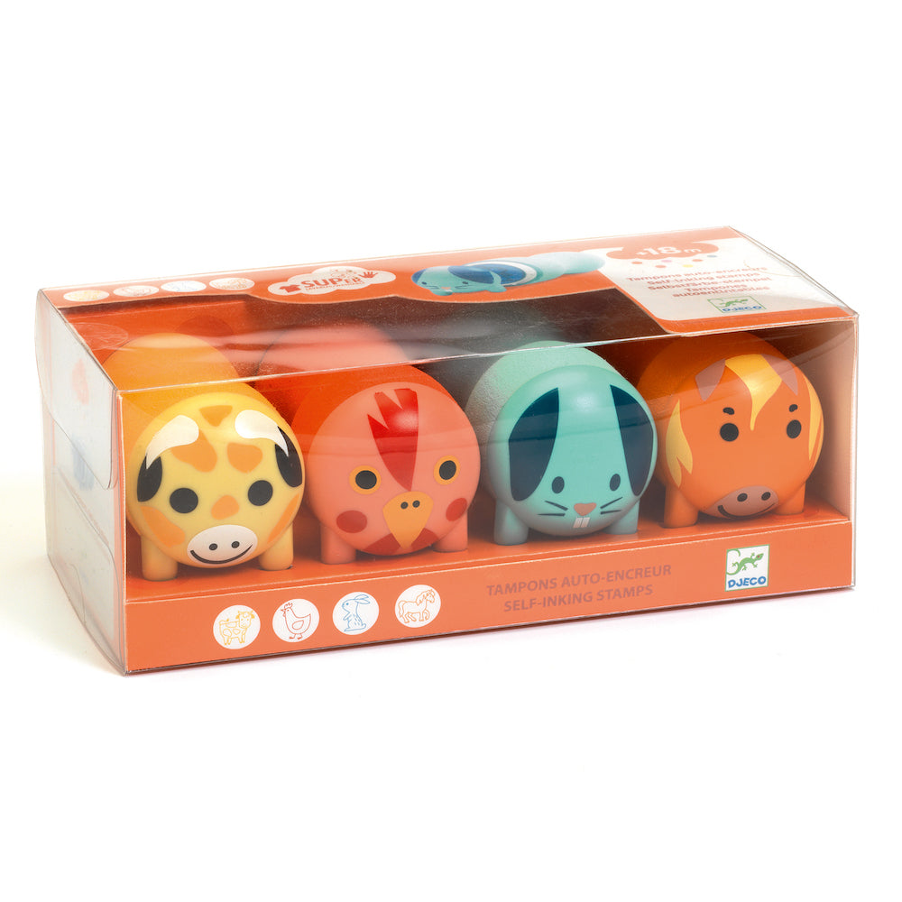 Djeco Stamps for Little Ones - Farm Animals