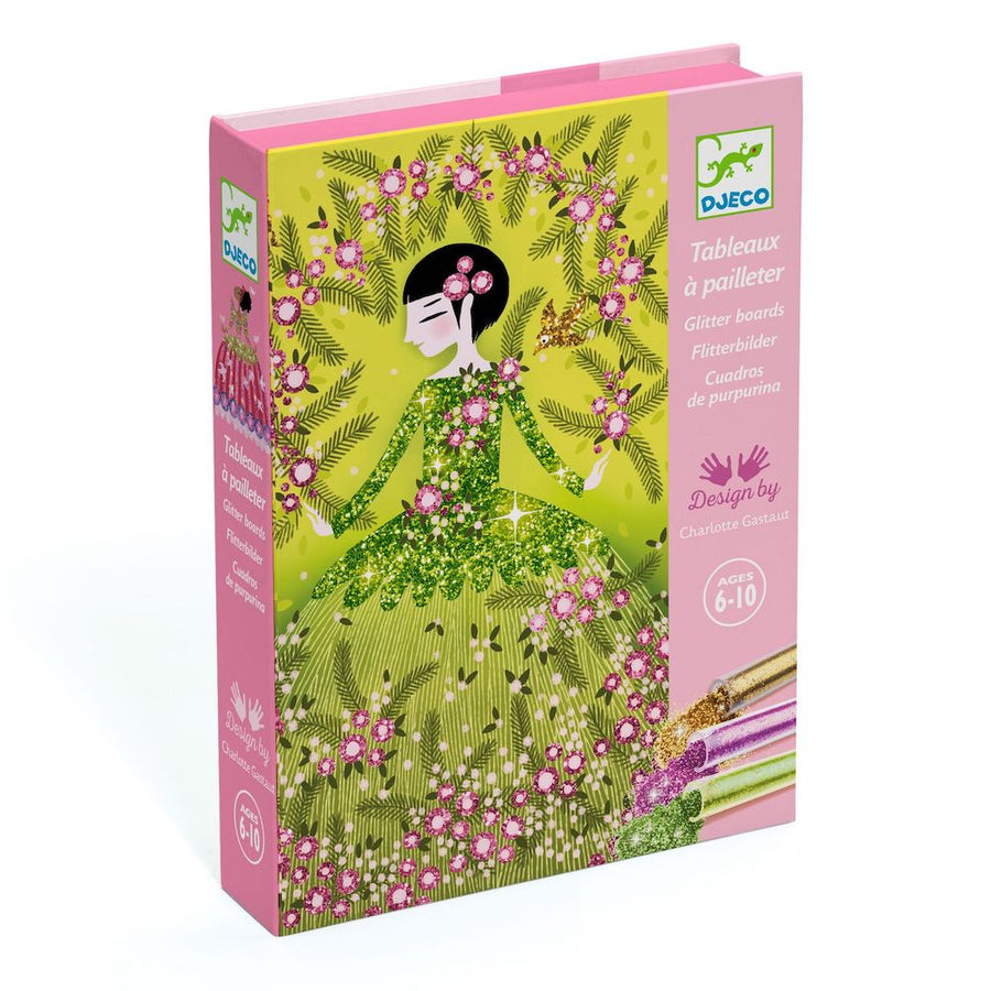 Djeco Glitter Boards Dresses - Glitter Arts and Crafts