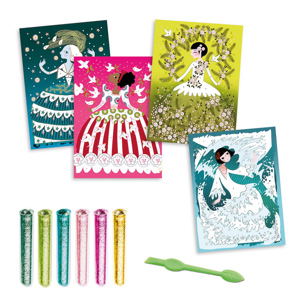 djeco glitter dresses Djeco Glitter boards Glitter dresses