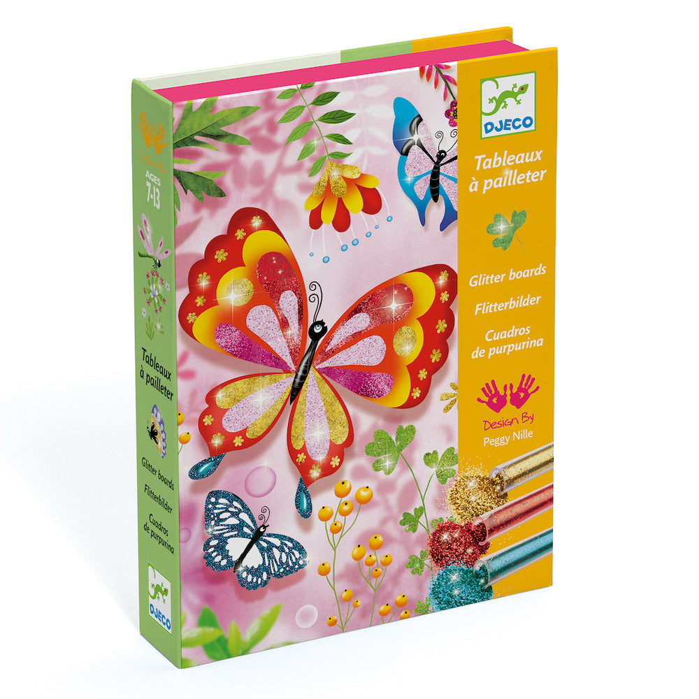 Djeco Glitter Boards Butterflies