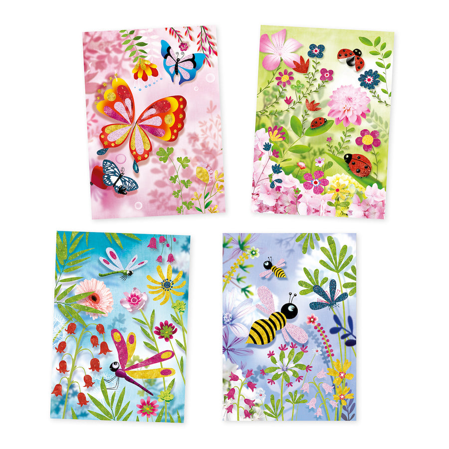 Djeco Glitter Boards Butterflies