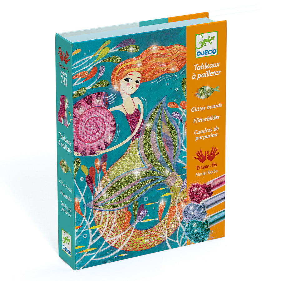 Djeco Glitter Boards Mermaid Lights