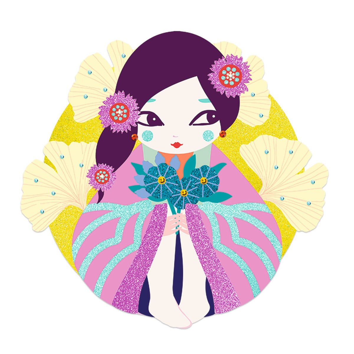 Djeco Glitter Boards, Onnanoko - Djeco Craft Kits DJ09523 1000 x 1000