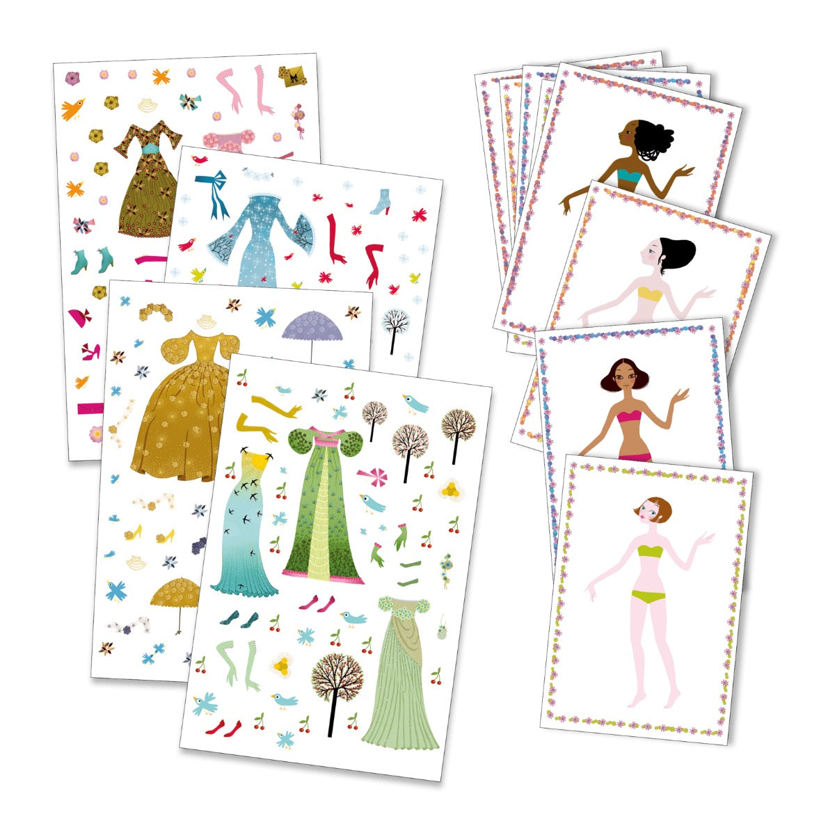 Djeco Sticker Toy Dresses