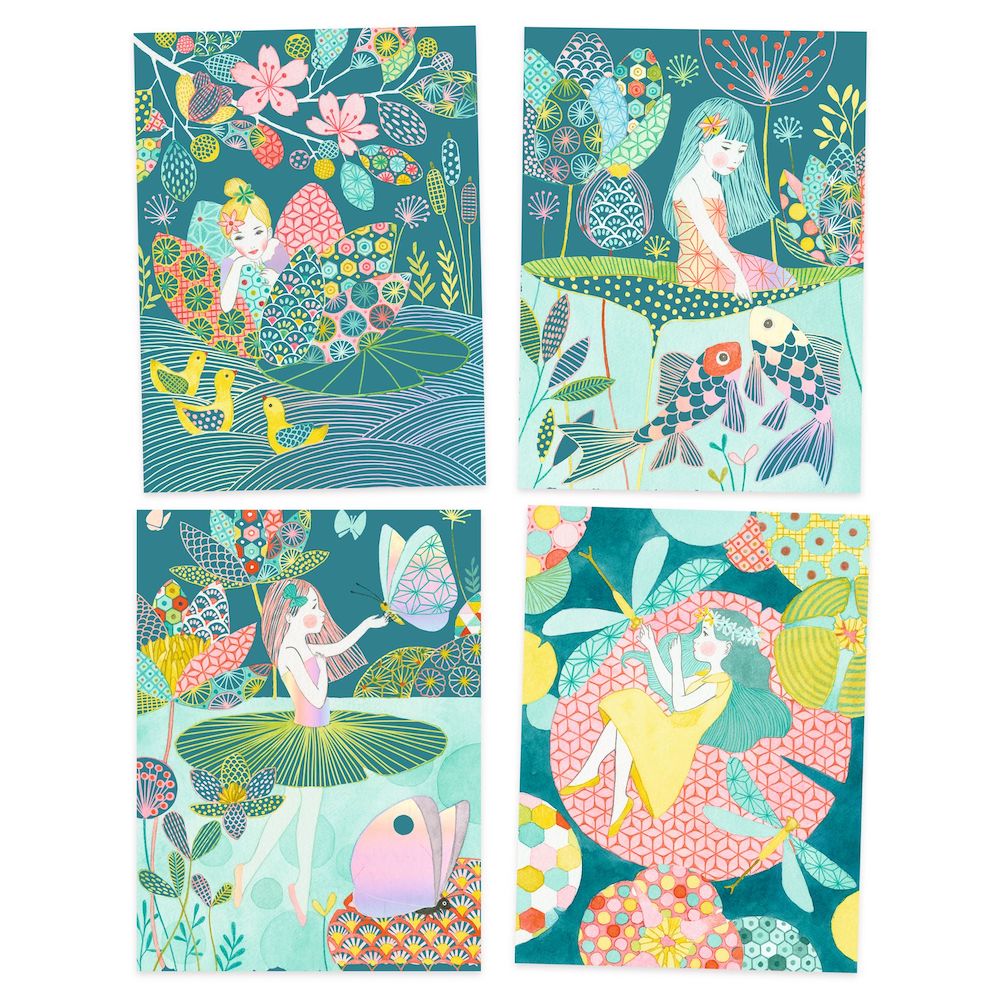 Djeco Scratch Cards - The Pond