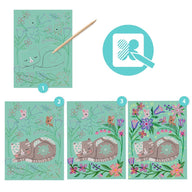 Djeco Scratch Cards - Encounters