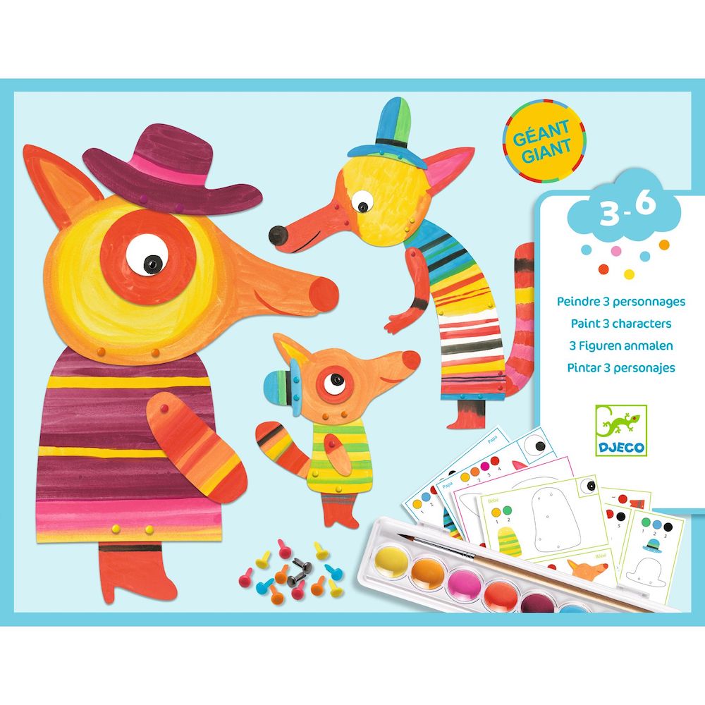 Djeco Painting - The Fox Family