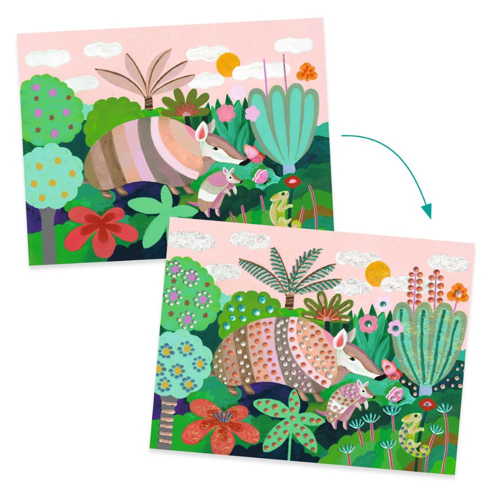 Djeco 3D Painting  Tropical Forest - 7-12 yrs
