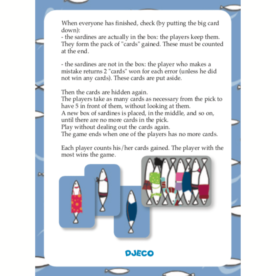 Sardines card game