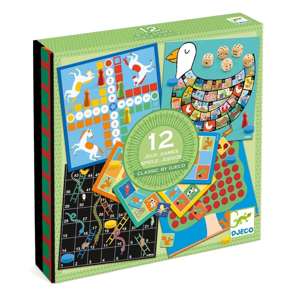 Djeco Classic Box Of Family Games 4 years +