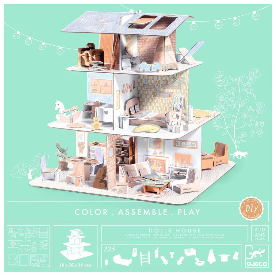 Djeco Colour Assemble Play - Doll House