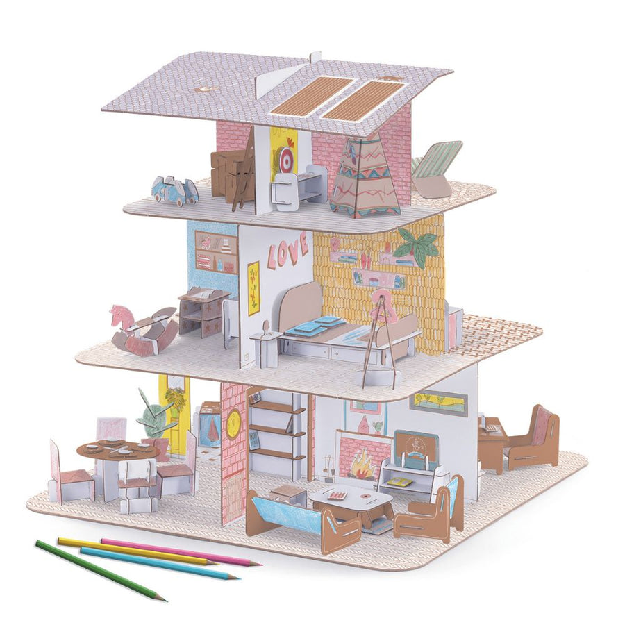 Djeco Colour Assemble Play - Doll House