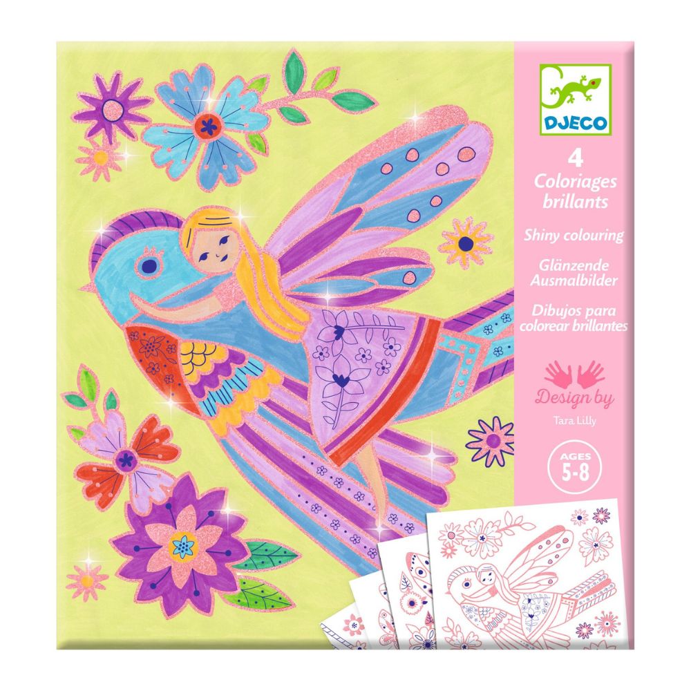 Djeco colouring surprises -  little wings