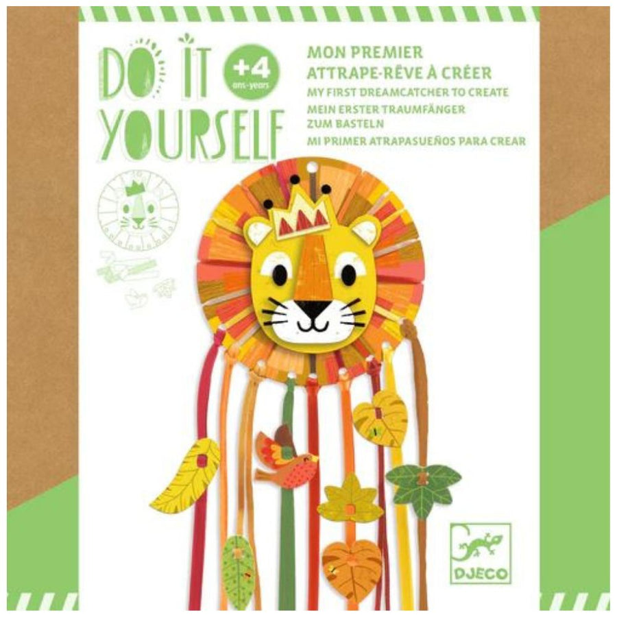 Djeco Do It Yourself - Little Lion Dreamcatcher to Create 4 yrs+