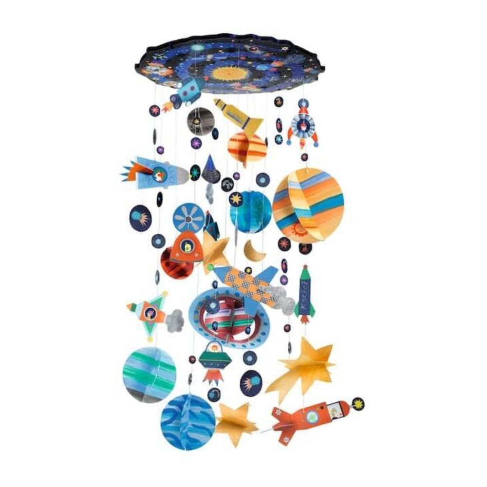 Djeco Do It Yourself - Solar System Decorative Mobile To Paint 7 Yrs +
