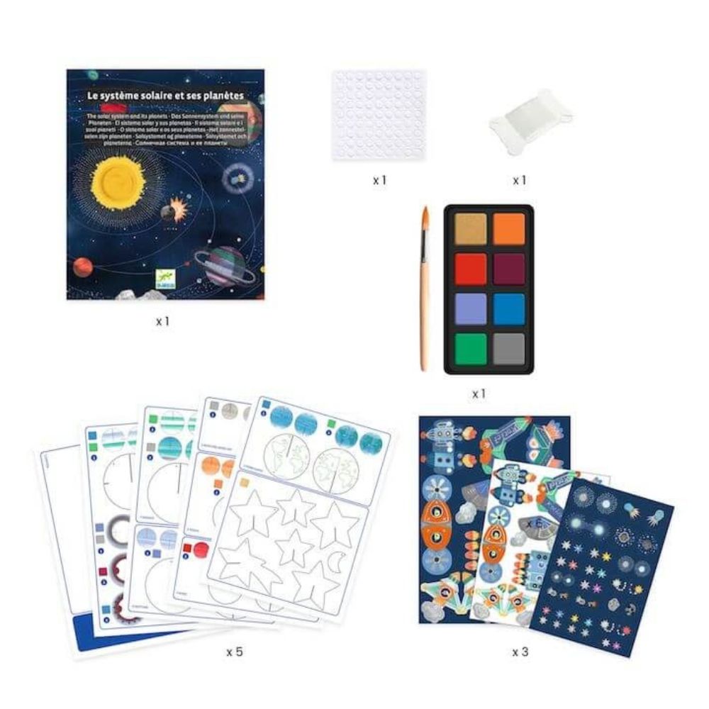 djeco do it yourself solar system mobile