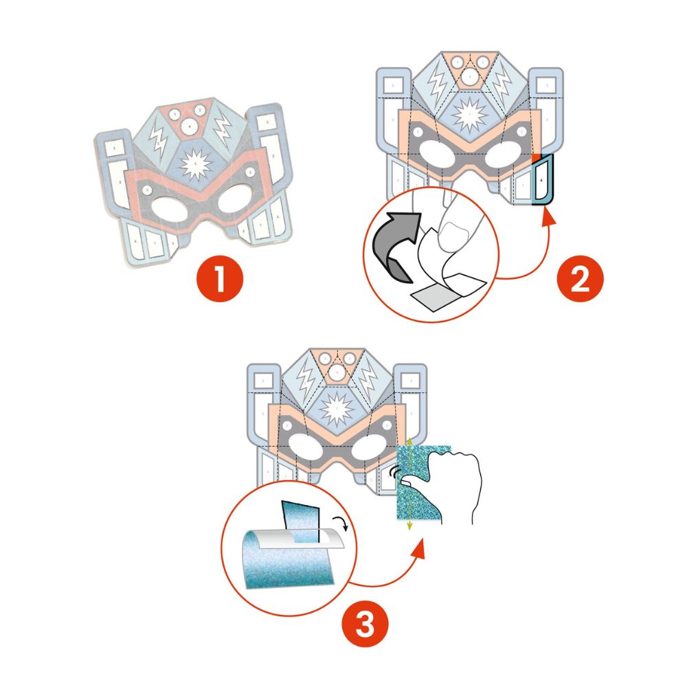make your own robot masks