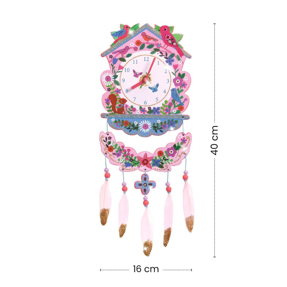 Djeco Do It Yourself Cuckoo - Create A Clock With Stickers DJ07979