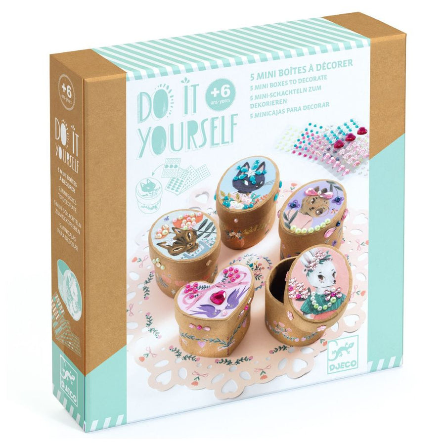 Djeco Do It Yourself Mosaic Boxes - Adorable