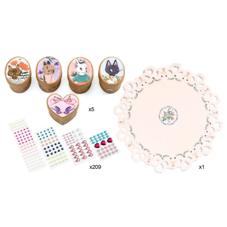 Djeco Do It Yourself Mosaic Boxes - Adorable