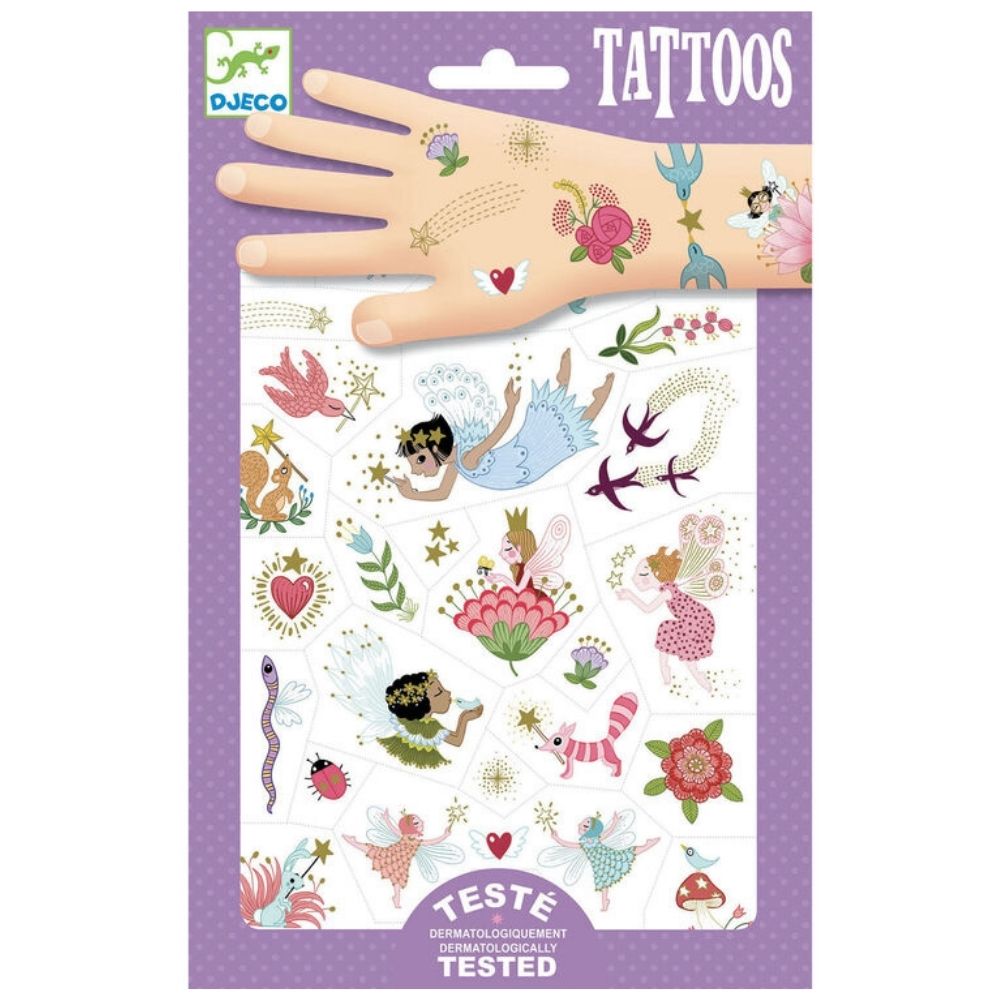 djeco fairy friends tattoos