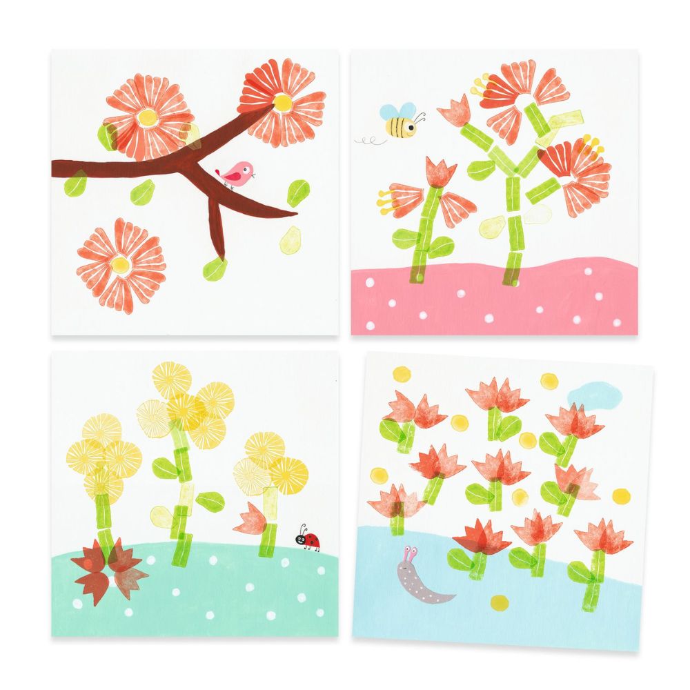 djeco flower stamps
