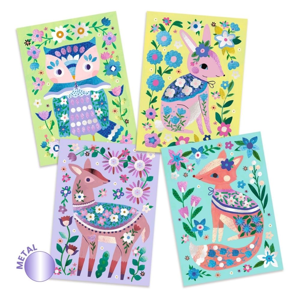 Djeco Foil Art - Pretty Wood DJ09519 1000 x 1000