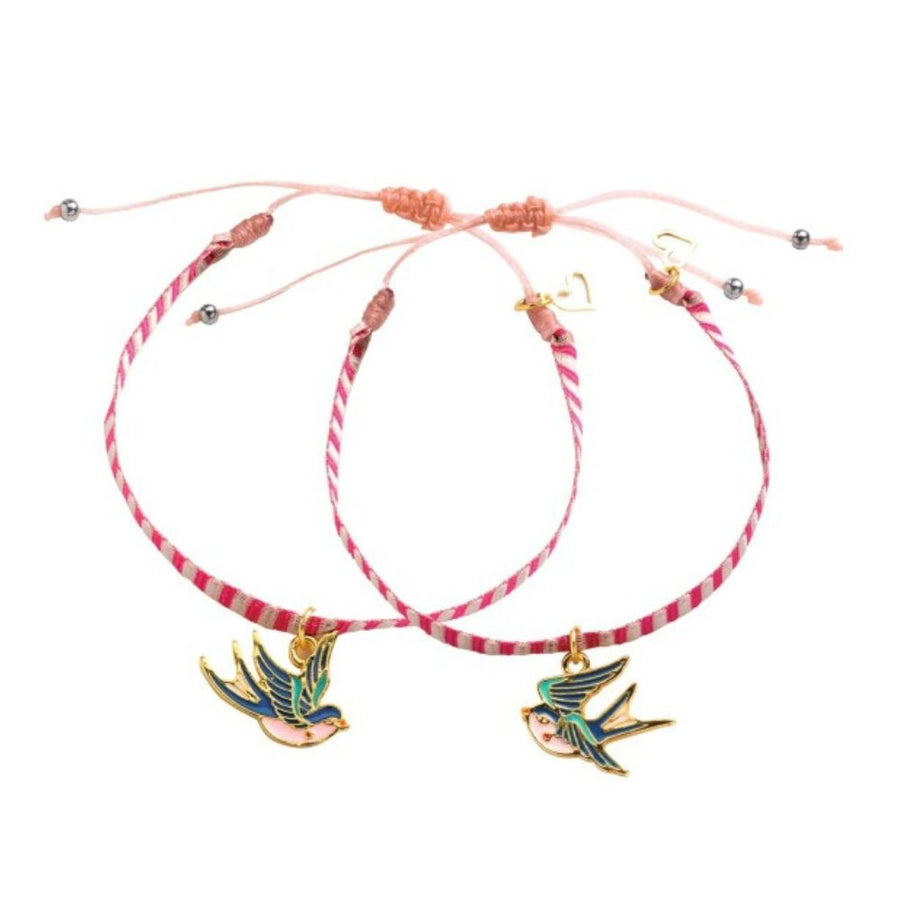 Djeco Friendship Bracelets Kit - You & Me - Bird Ribbons