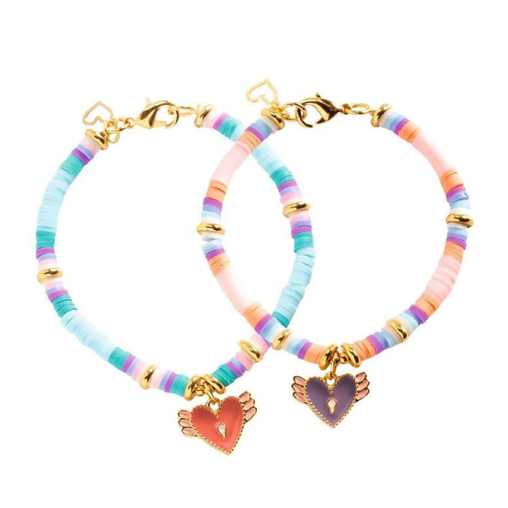Djeco Friendship Bracelets Kit - You & Me - Heart Heishi