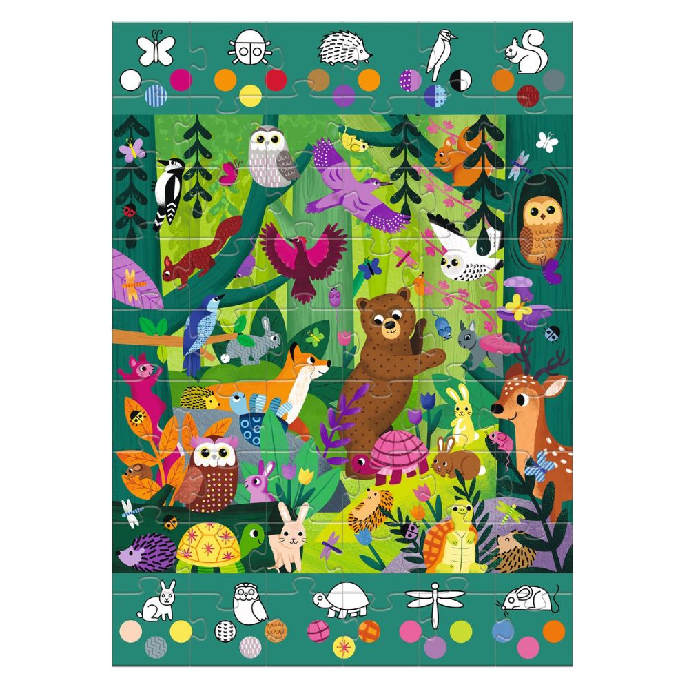 Djeco Giant Puzzles - Observation Forest