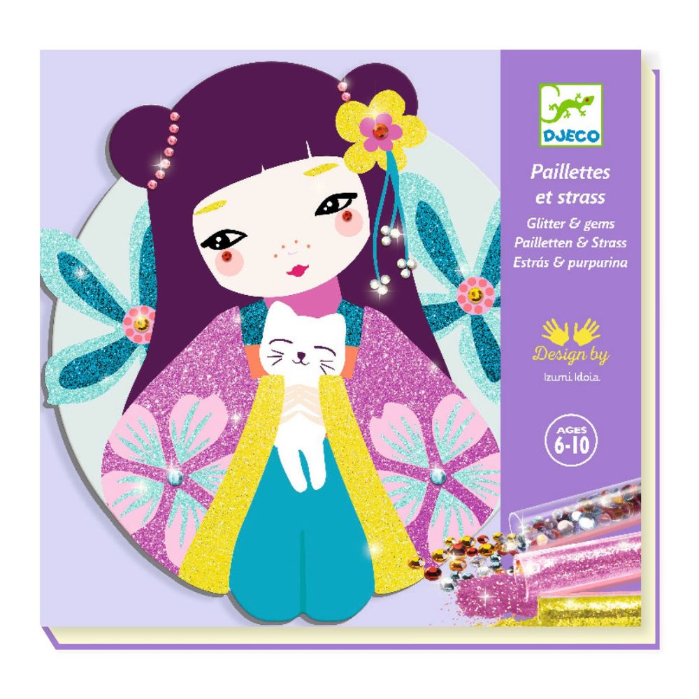 Djeco Glitter Boards, Onnanoko - Djeco Craft Kits DJ09523 1000 x 1000