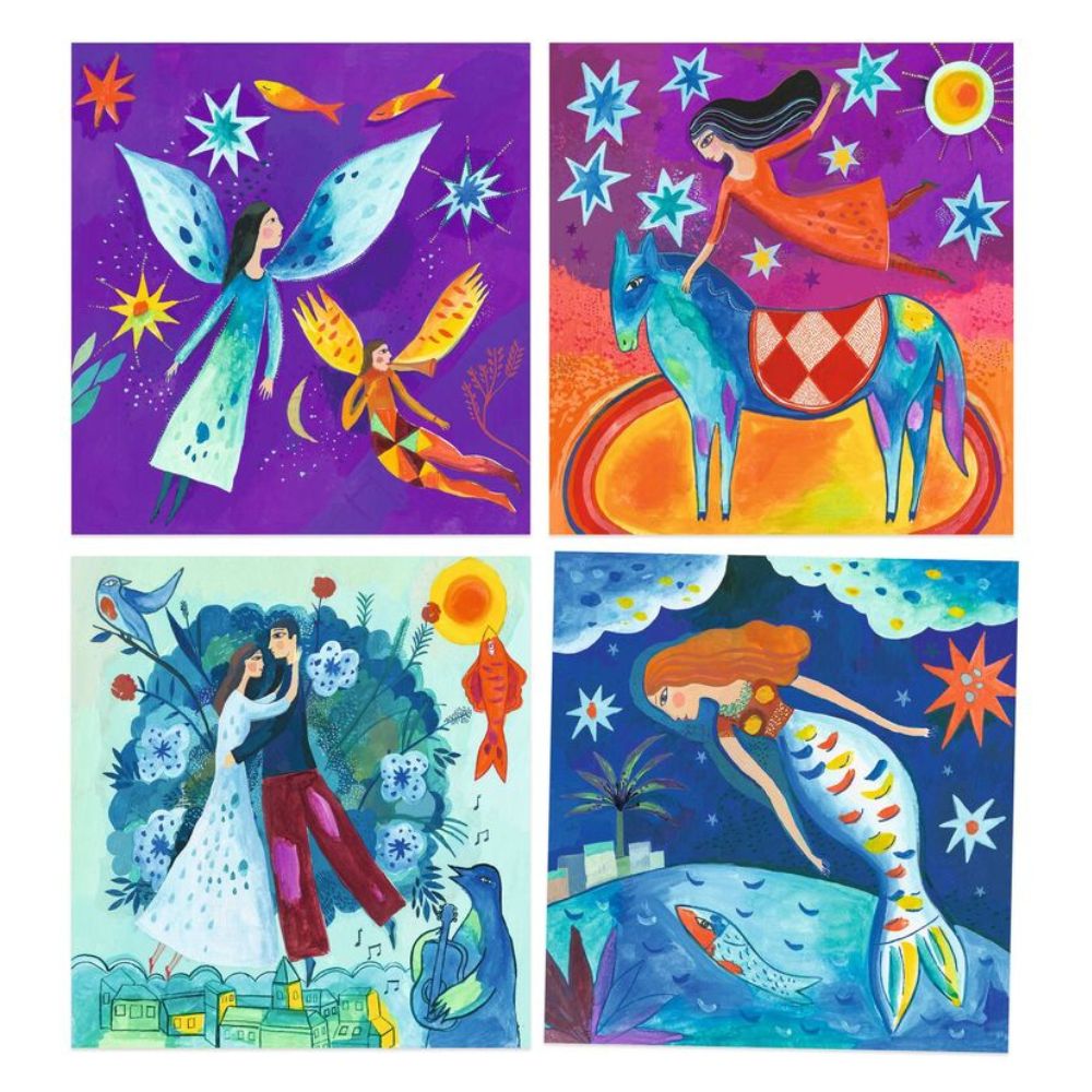 Djeco Inspired By - In a Dream (Marc Chagall) Painting Set