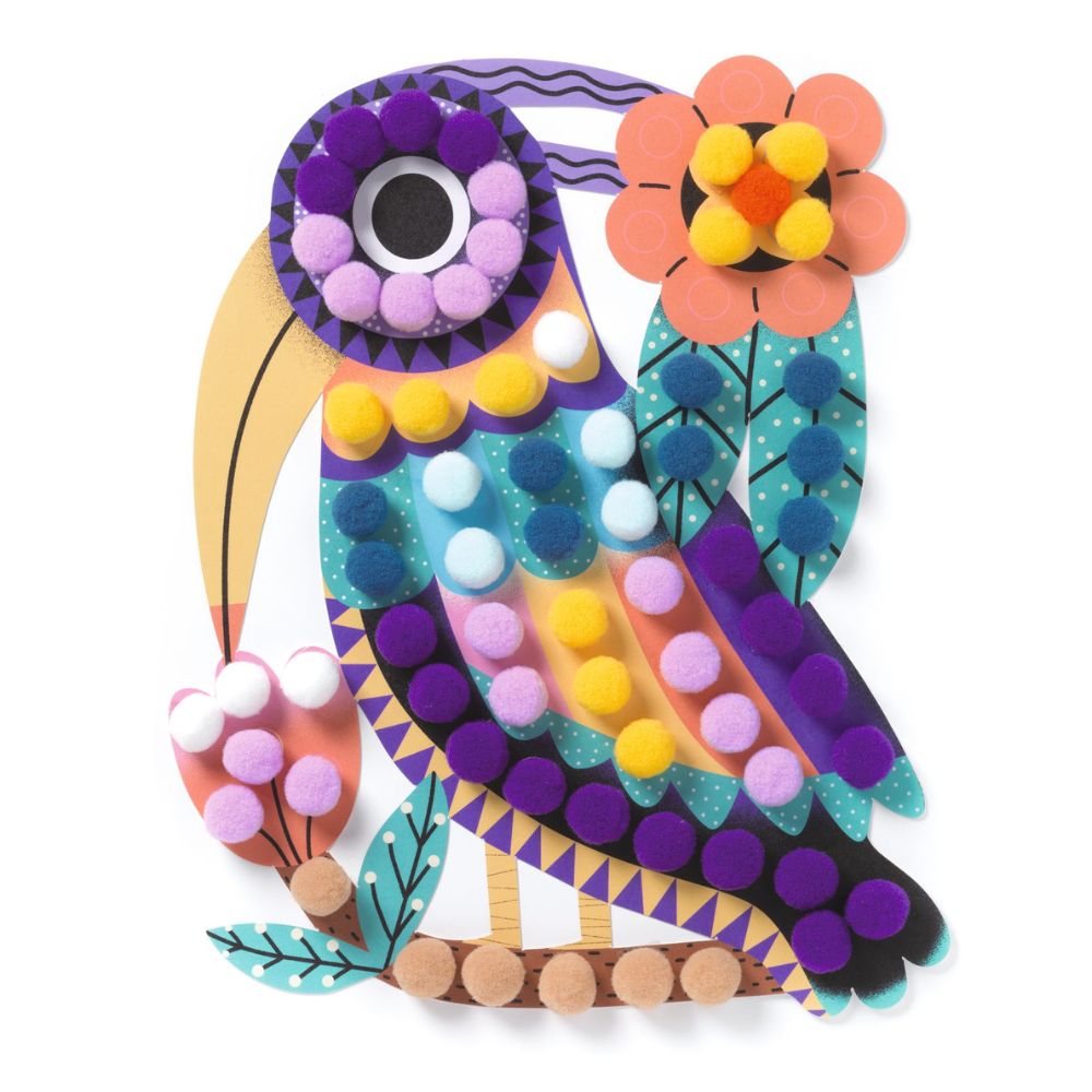 Djeco Shapes and Bobbles | Kids Collages - Crafts4Kids
