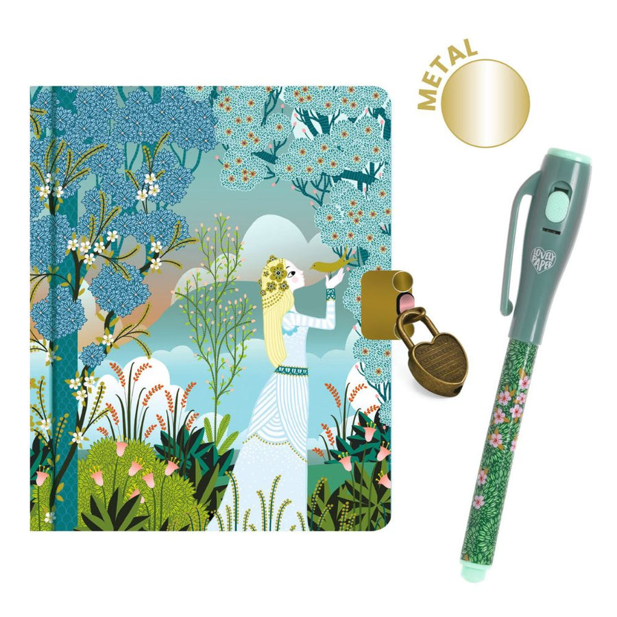 Djeco Lovely Paper Charlotte Secret Notebook and Magic Pen