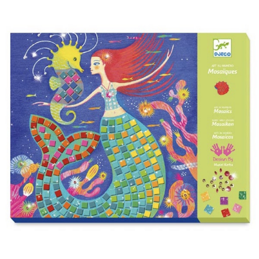 Djeco Mosaics Art by Numbers - The Mermaids Song