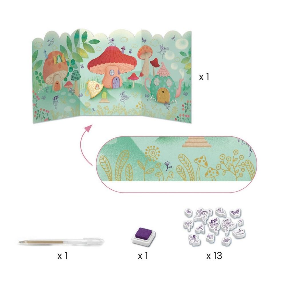 Djeco Multi Activity Kit - Fairy Box, A Fairy Craft Kit