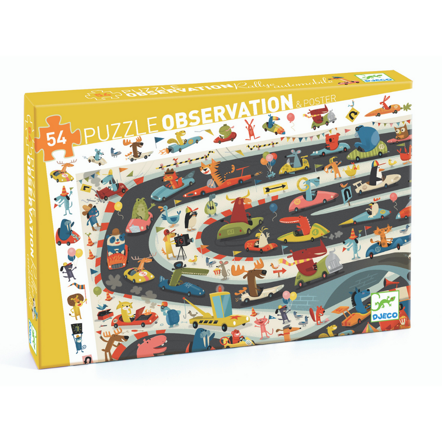 Djeco Observation Jigsaw - Car Rally