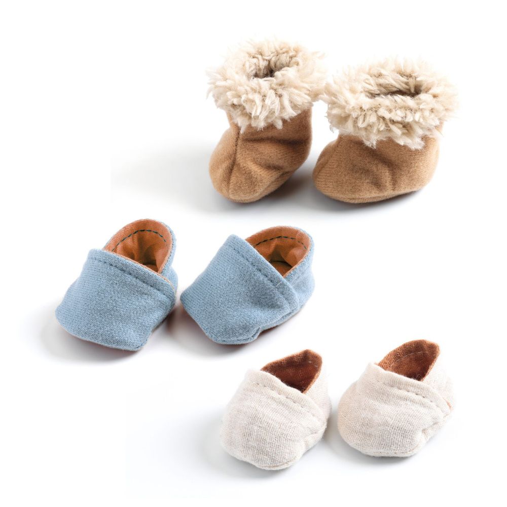 Djeco Pomea - 3 pairs of slippers