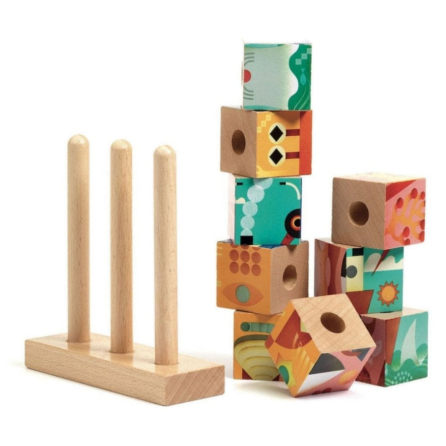 Djeco Puzz-Up Sea Wooden Block Puzzle