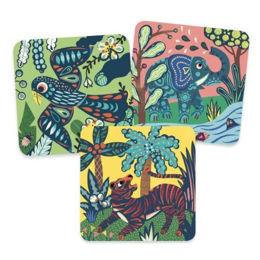 Djeco Scratch Boards - Big Animals