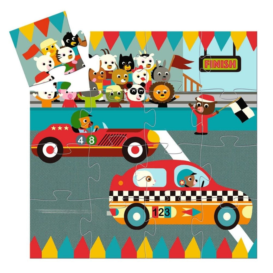 Djeco racing car puzzle