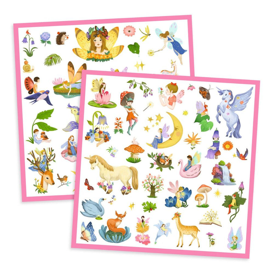 Djeco Stickers - Fantasy, 160 stickers