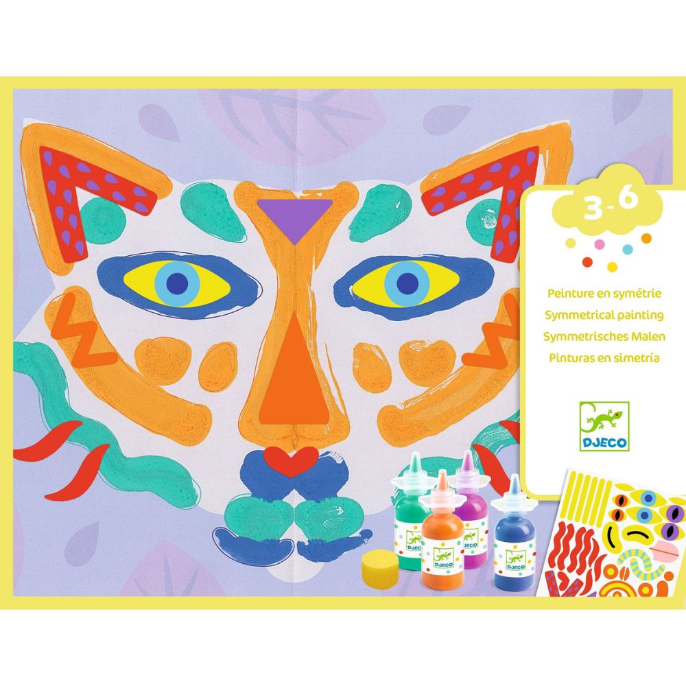 Djeco Symmetrical Painting - Smooth and Squish 3-6 yrs