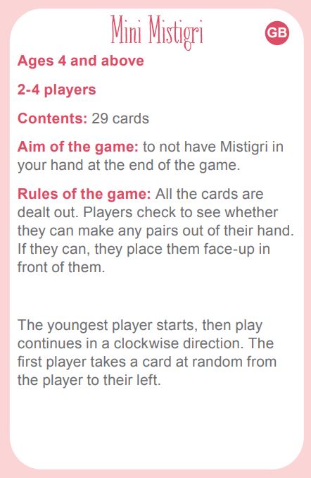 Djeco Tinyly Playing Cards - Mini Mistigri