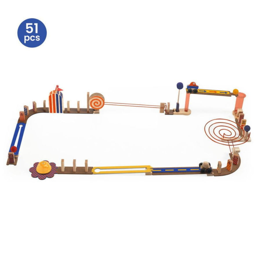 Djeco Zig & Go Junior - Racer - 51 Pieces