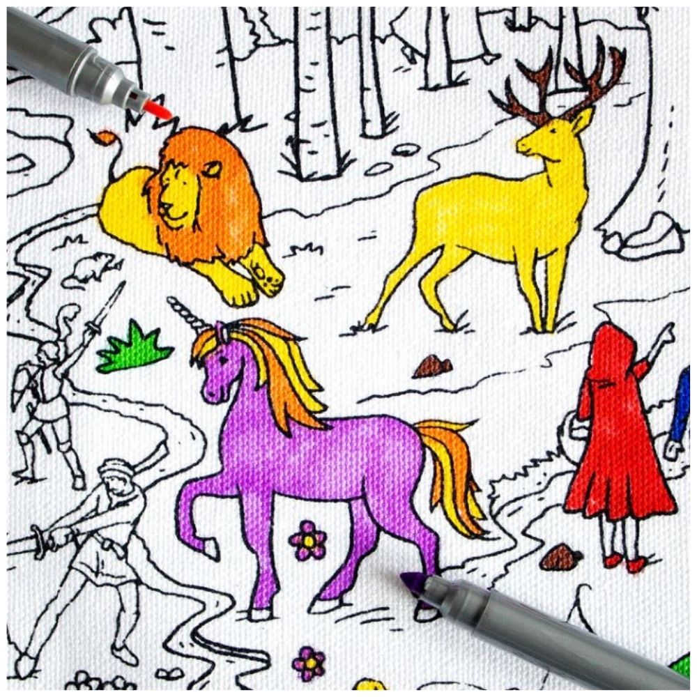 Eat Sleep Doodle - Fairytales & Legends Colour In Placemat